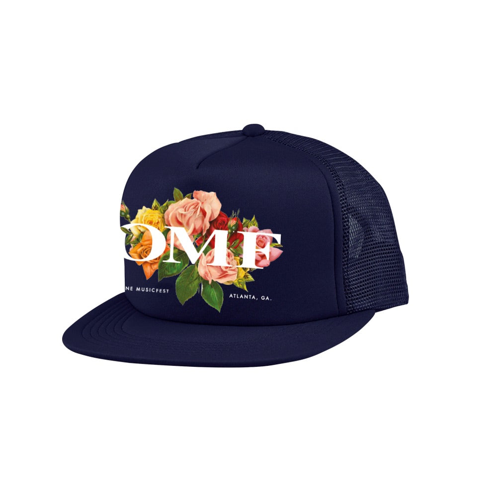 OMF 23 Bouquet Navy Trucker Hat