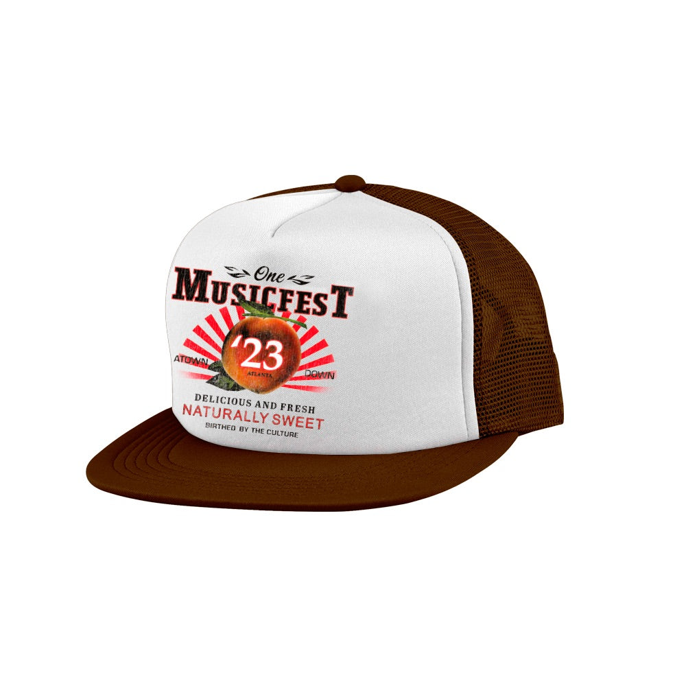 OMF 23 Naturally Sweet Brown/White Trucker Hat