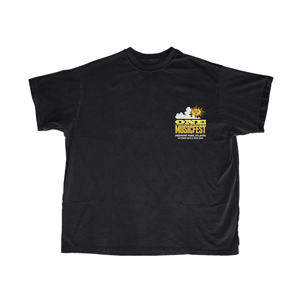 OMF 23 Official Black Lineup Tee