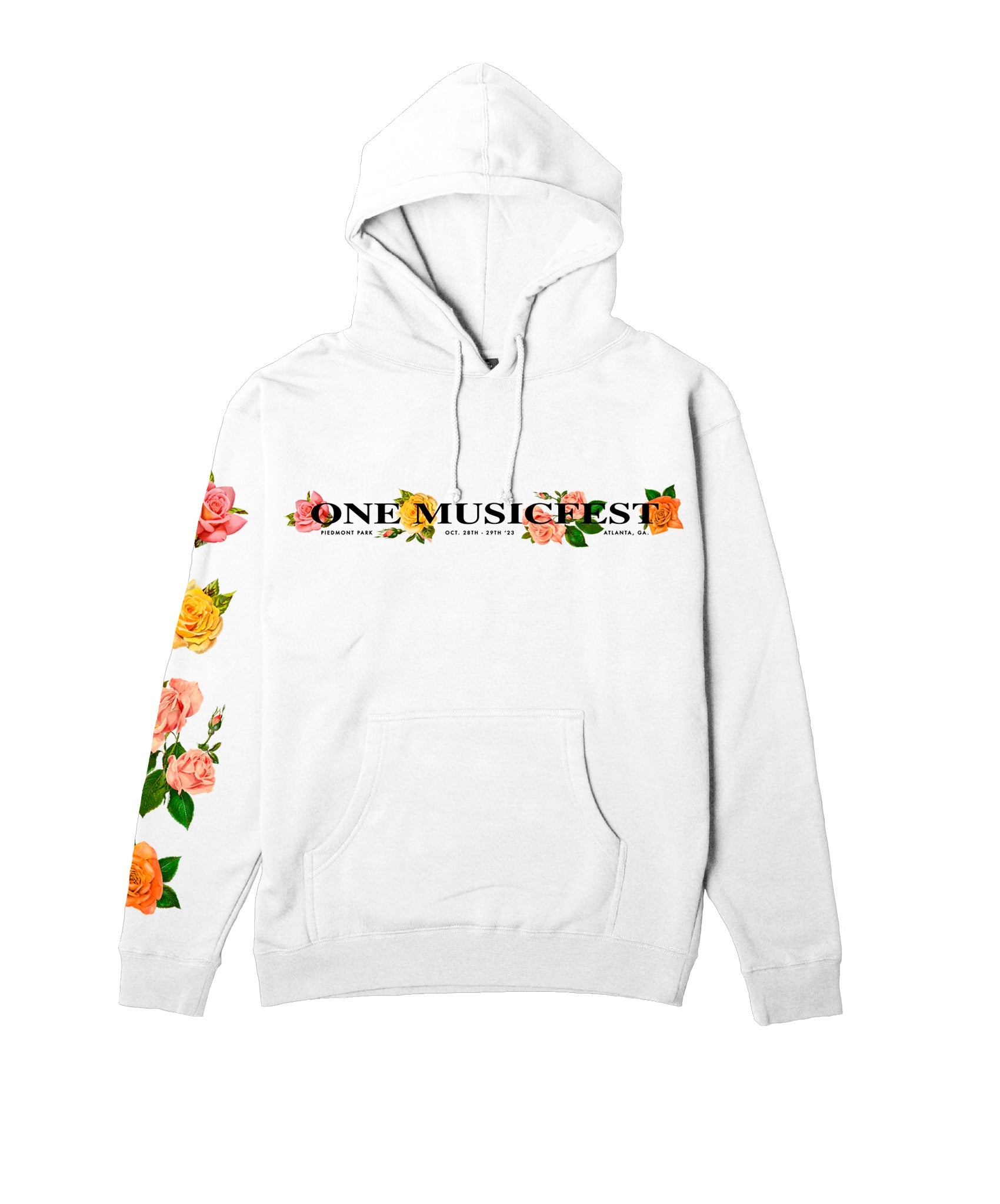 OMF 23 Bouquet White Lineup Hoodie