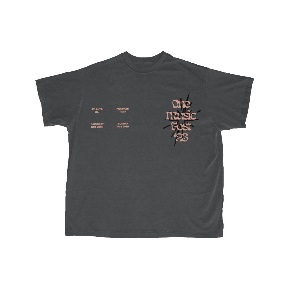 OMF 23 The Culture Washed Black Tee